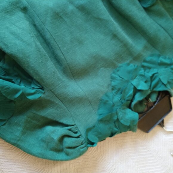 NWT! Antonio Melani Dress ONLY $79!RETAIL$299! Willow Floral Applique Neck Sz 10 - Picture 6 of 7